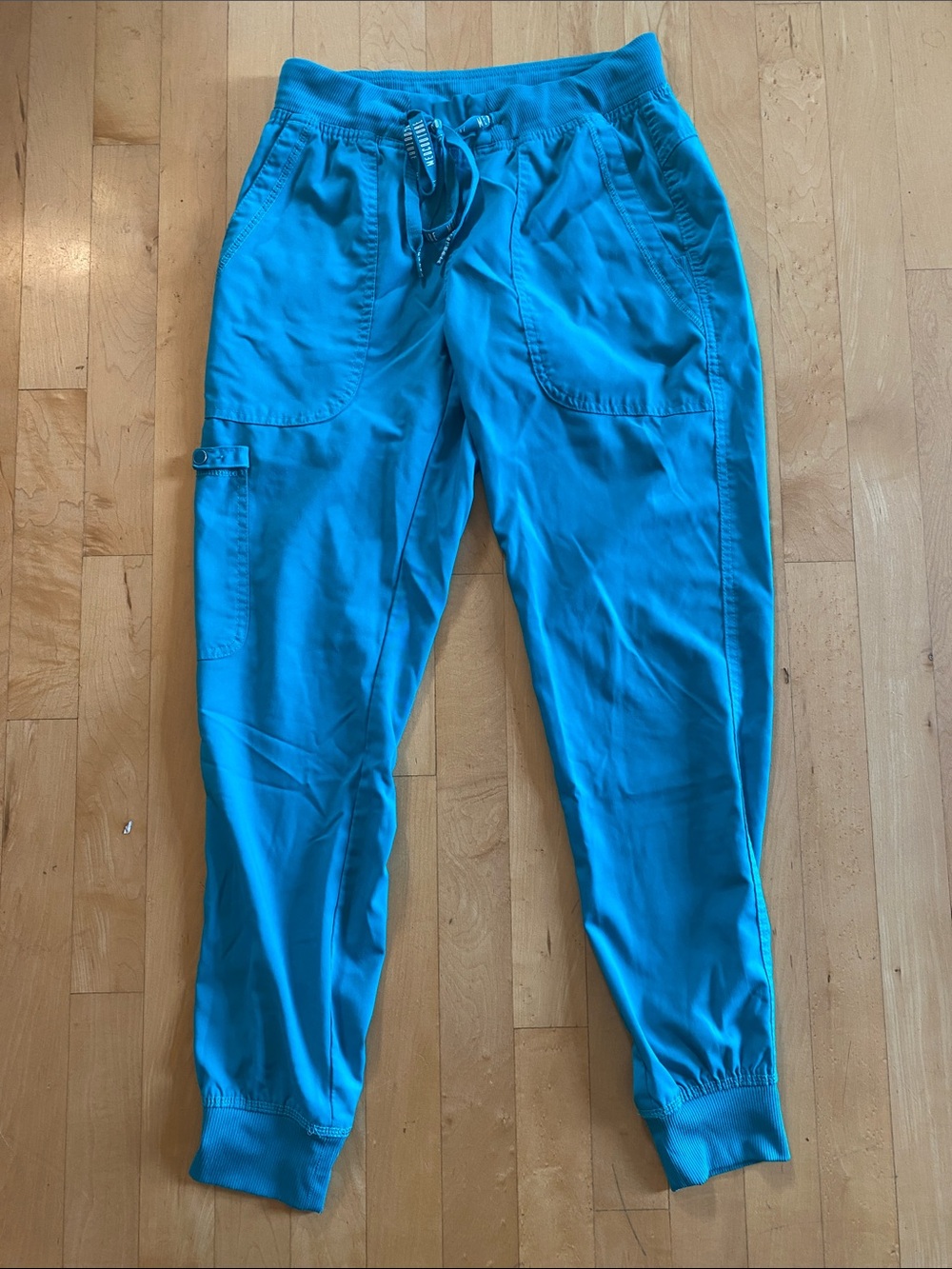 Med Couture Women's Turquoise Scrub Joggers